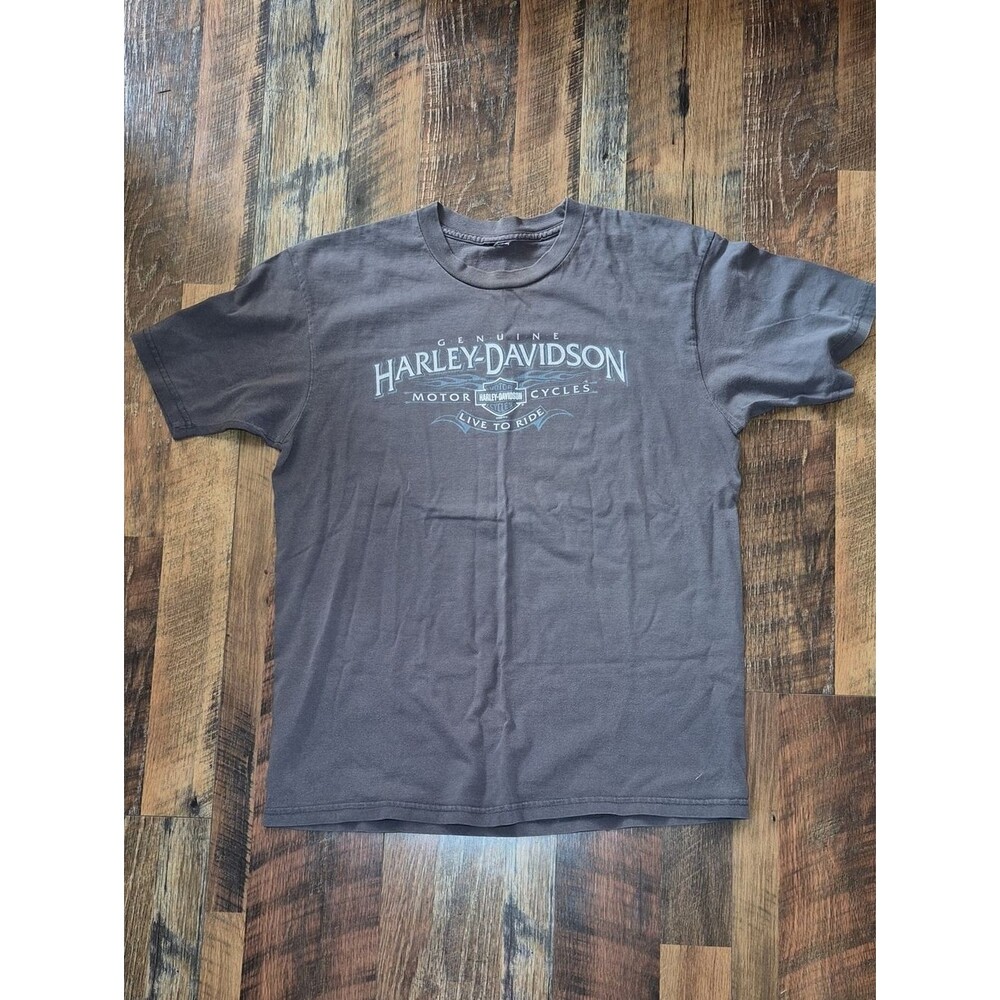 Harley-davidson Men's Grey T-shirt